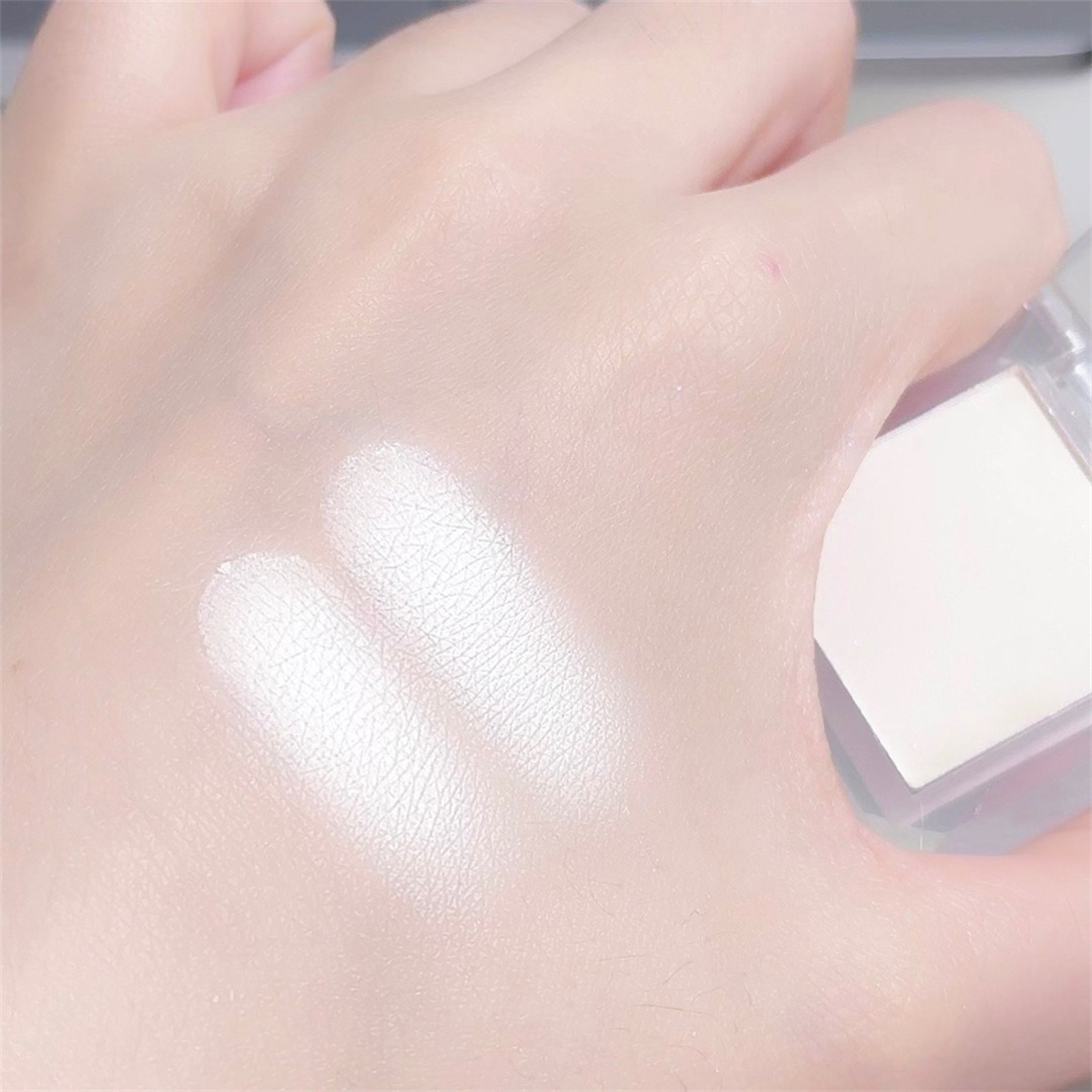 MYHO Matte Pure White Eyeshadow Smoky Eye Highlight Brightening Pressed ...