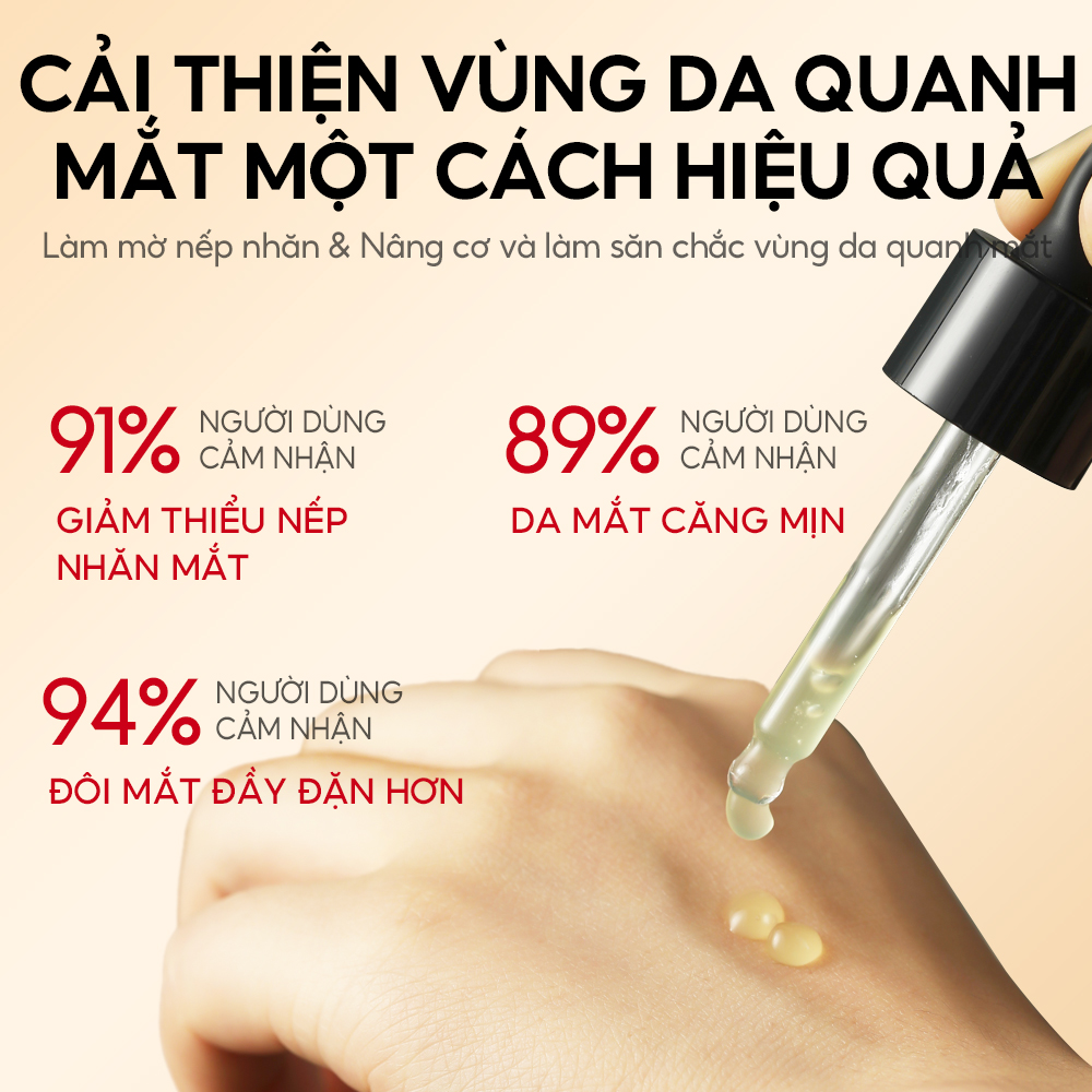 Mô tả Tinh chất dưỡng mắt Retinol VIBRANT GLAMOUR Chống lão hóa Chống nhăn và bọng mắt 30ml - 5