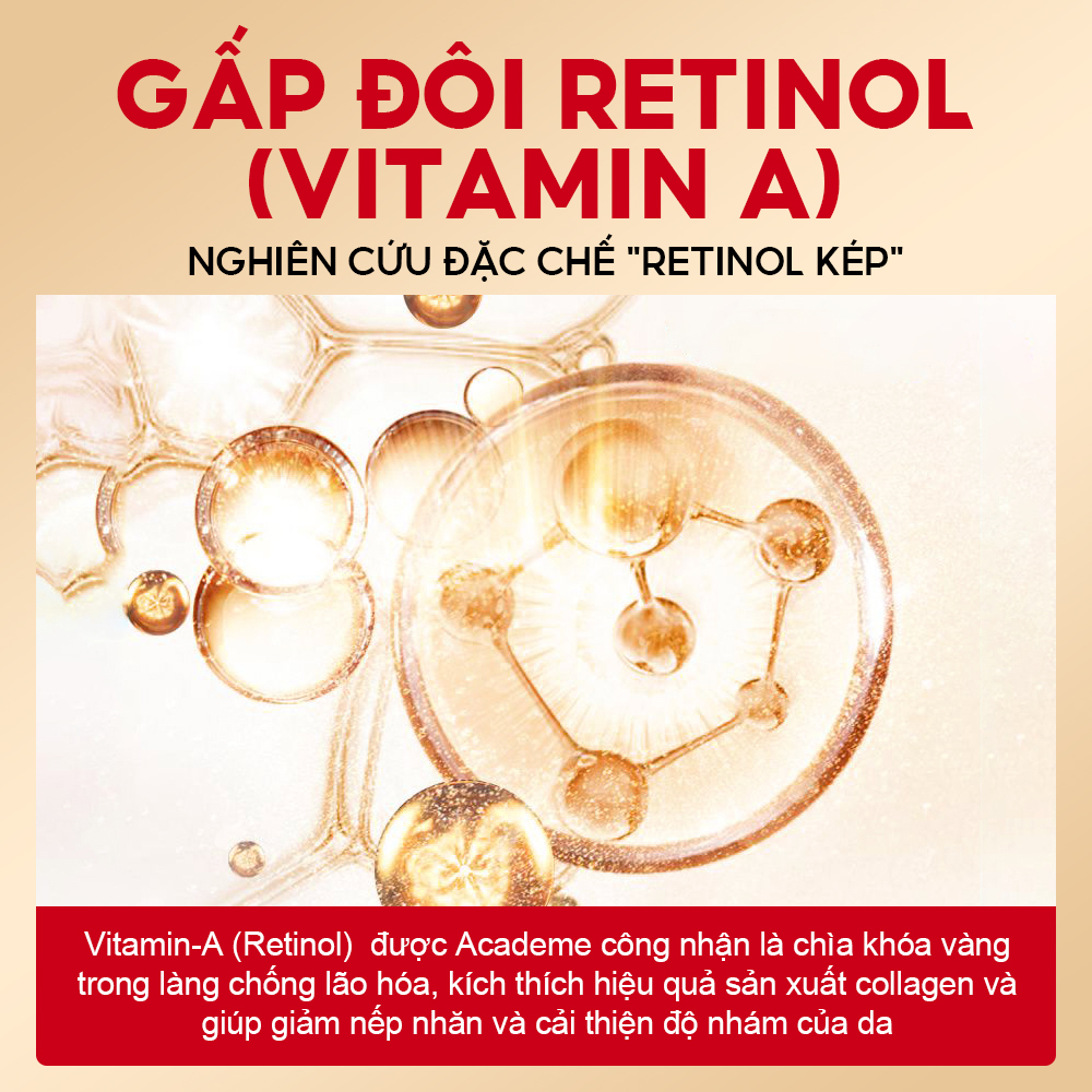 Mô tả Tinh chất dưỡng mắt Retinol VIBRANT GLAMOUR Chống lão hóa Chống nhăn và bọng mắt 30ml - 7