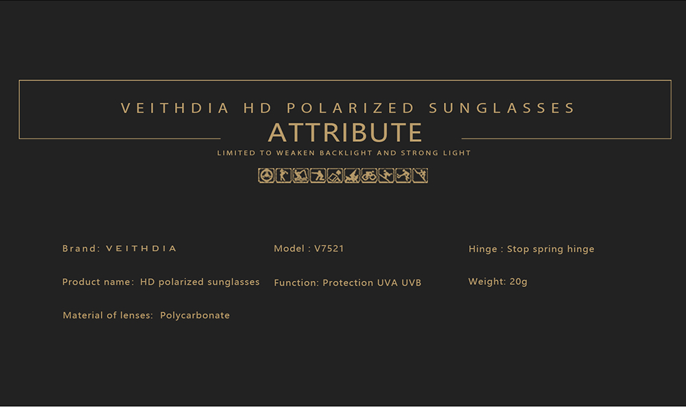 Kính chống tia UV400 Veithdia