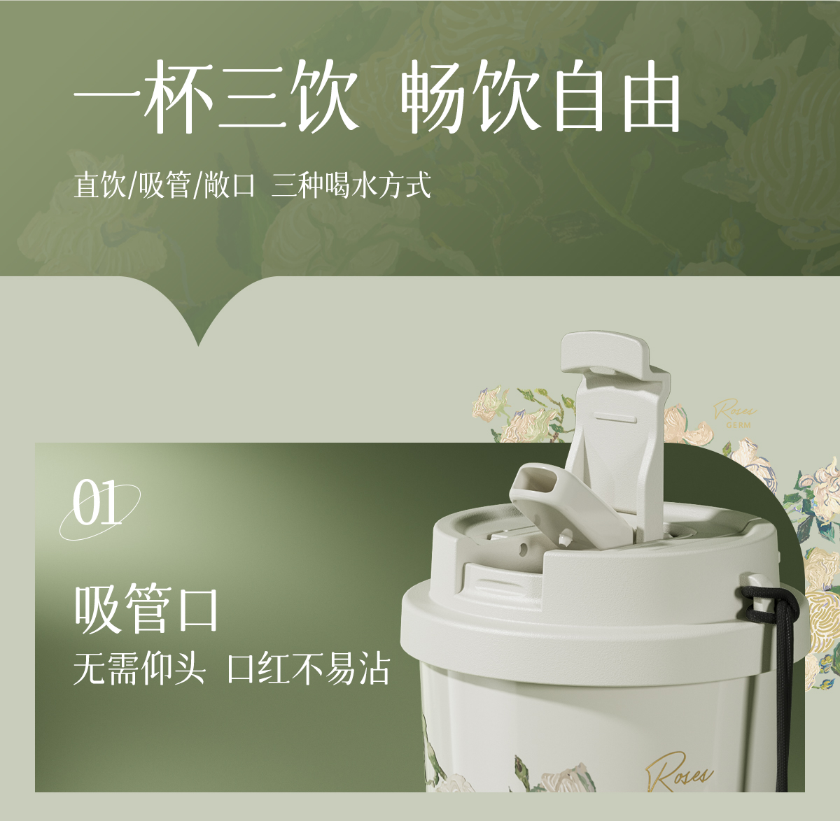 Mô tả Insulated cup Germ capacity 500ml 316 grade stainless steel material  Coffee Cup - 5