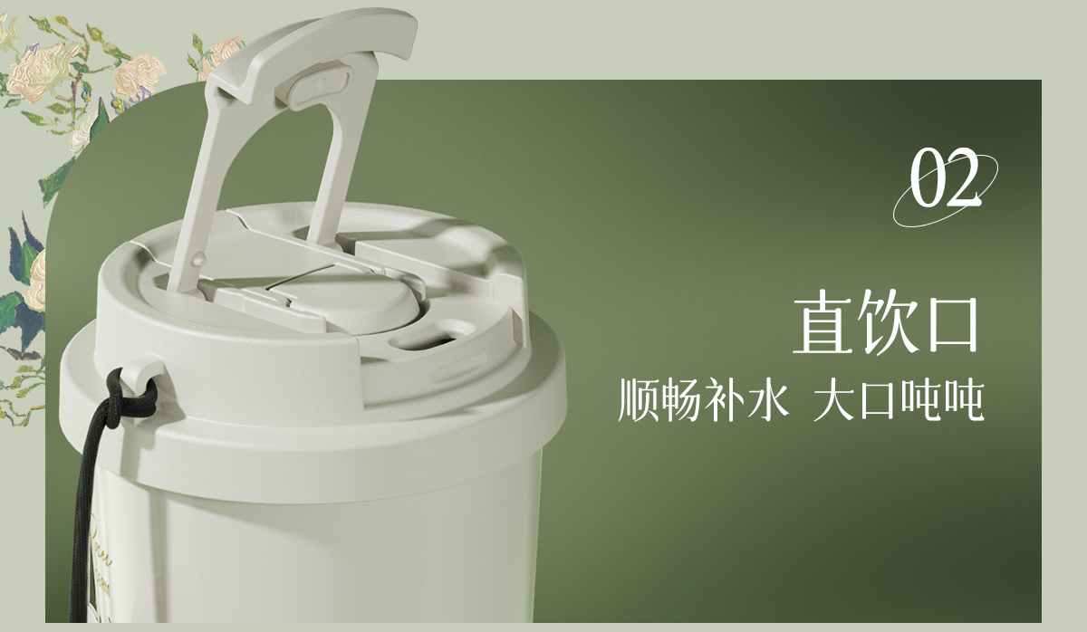 Mô tả Insulated cup Germ capacity 500ml 316 grade stainless steel material  Coffee Cup - 6
