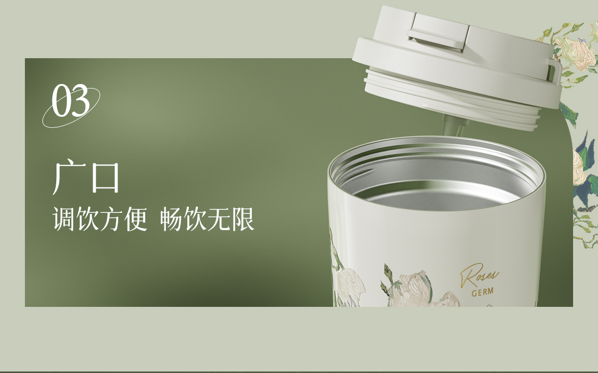 Mô tả Insulated cup Germ capacity 500ml 316 grade stainless steel material  Coffee Cup - 7