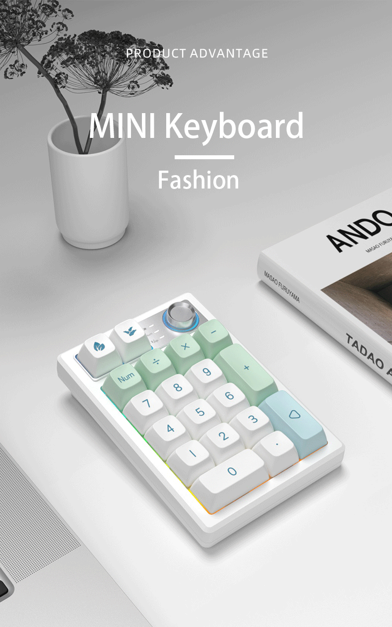 Keycool K19 bàn phím số Mechanical Numpad, Gasket Mount Hot Swappable ...