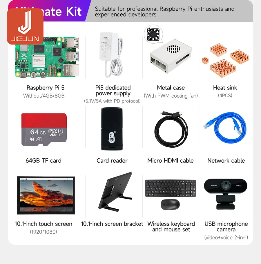 Chính Thức Chính Hãng Raspberry Pi 5 4GB 8GB RAM Ban Phát Triển Bộ Điện ...