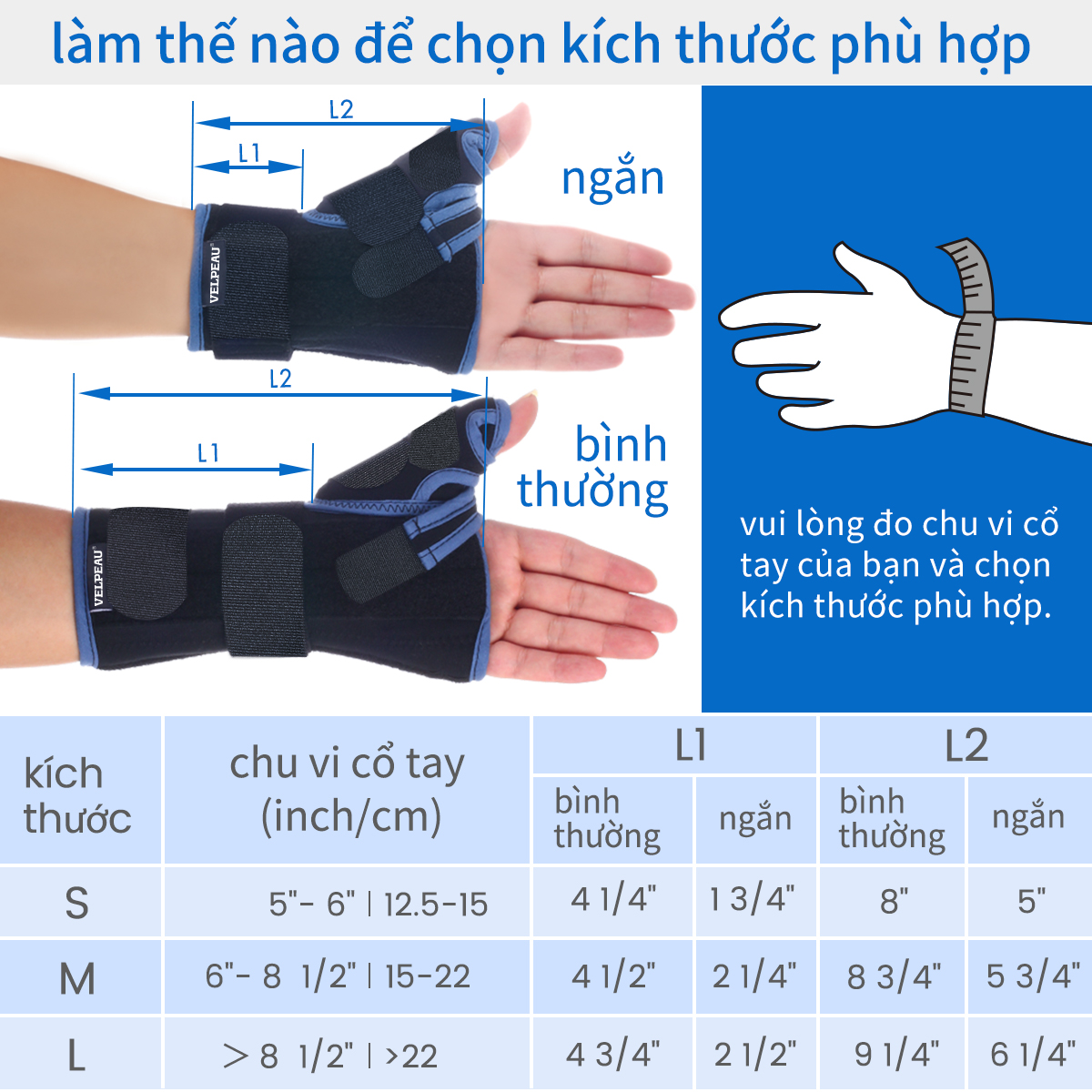 Mô tả Nẹp đeo cổ tay Velpeau với găng tay bảo vệ ngón cái cho bệnh hội chứng De Quervain, đau cổ tay, ổn định cho viêm gân, viêm khớp, trật khớp & gãy xương hỗ trợ cánh tay. - 9