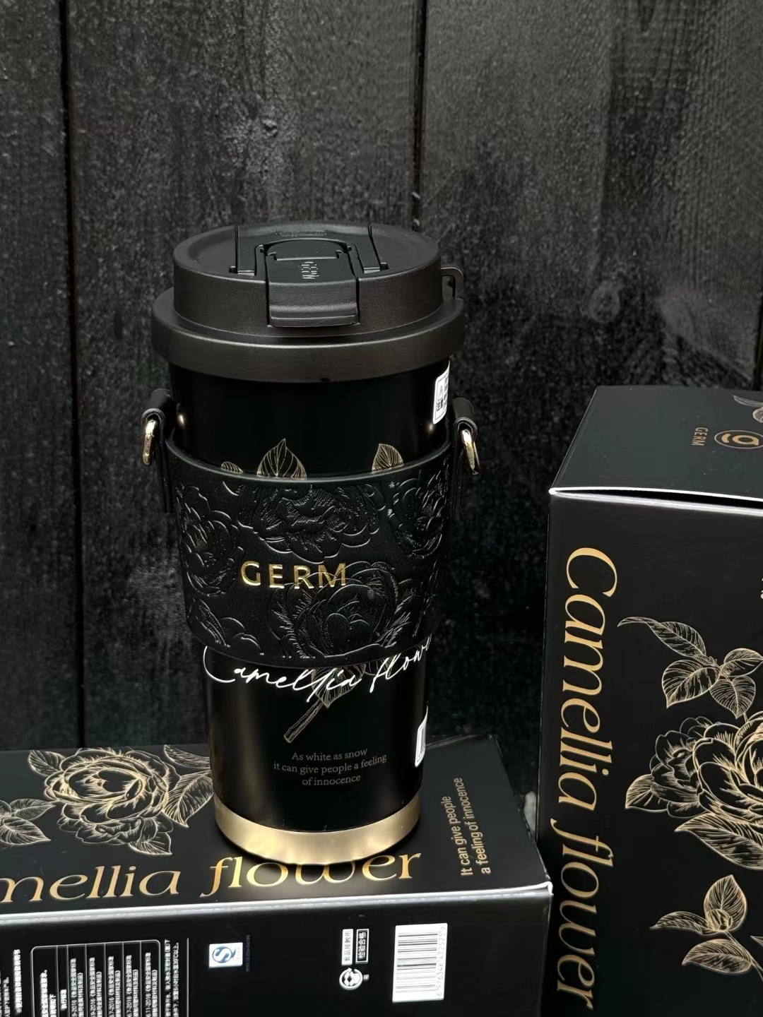 Mô tả Insulated cup Germ capacity 500ml 316 grade stainless steel material With cup cover Cup - 6