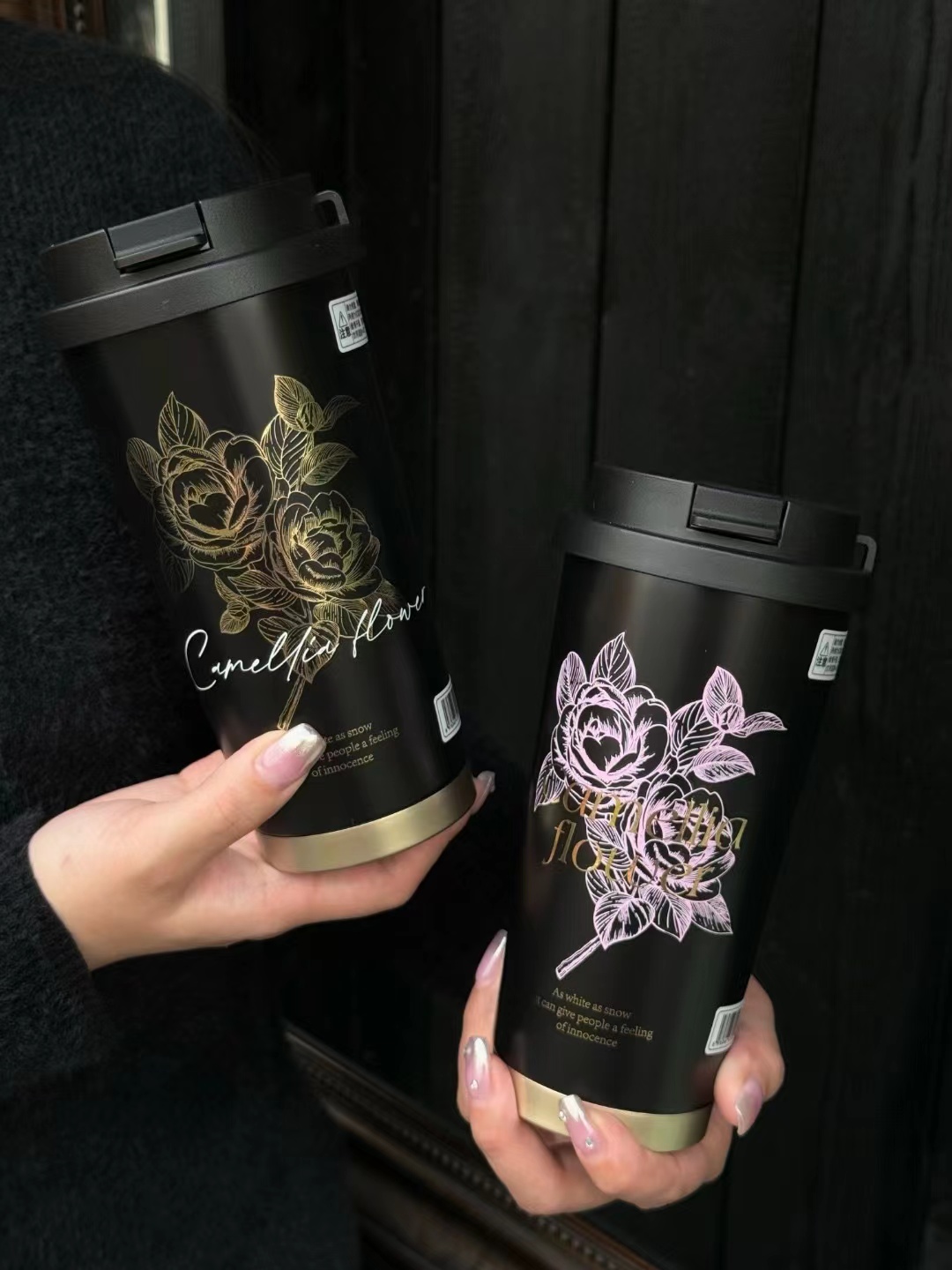 Mô tả Insulated cup Germ capacity 500ml 316 grade stainless steel material With cup cover Cup - 11