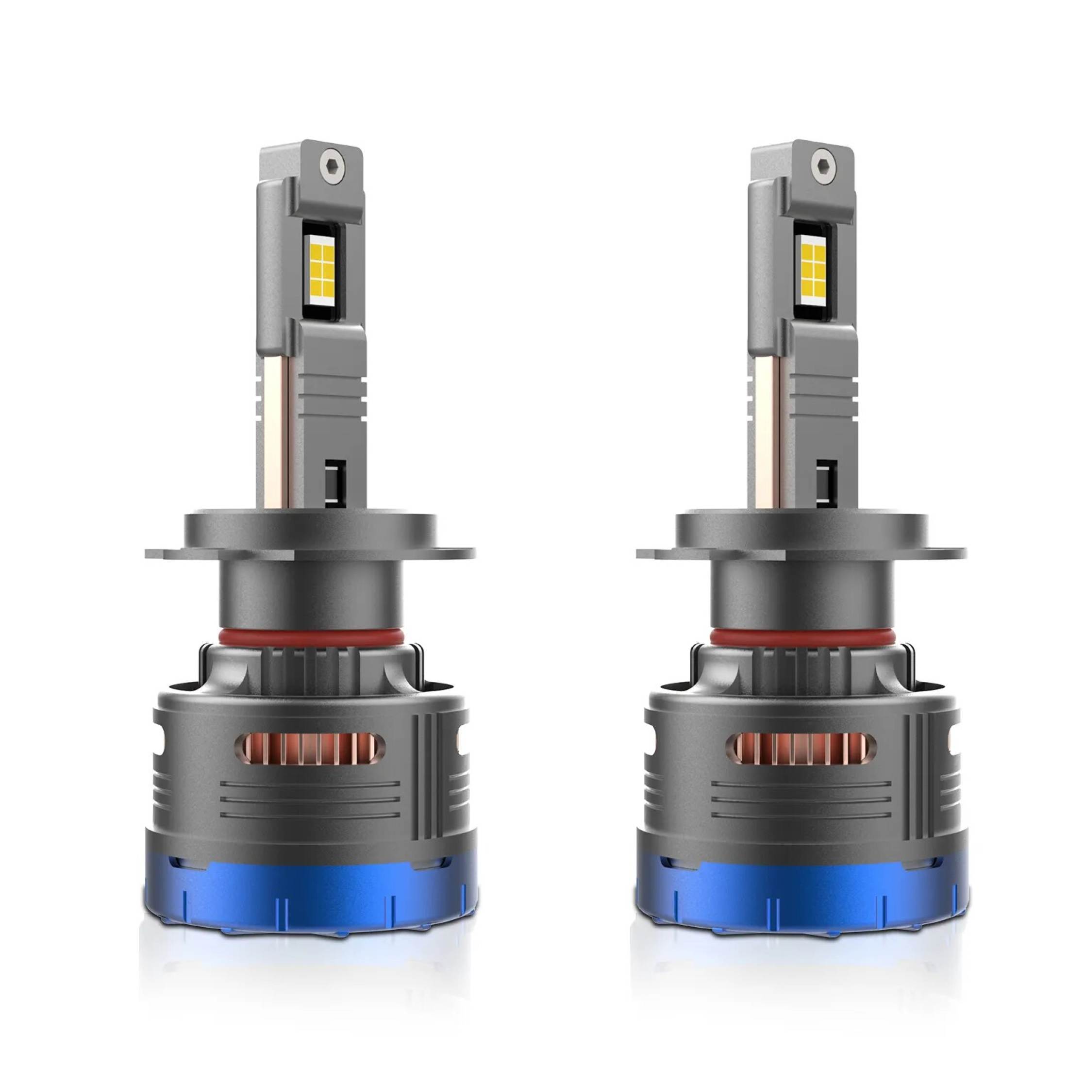 Mô tả Ekleva 2 Bóng Đèn Pha LED Mạnh Mẽ Cho Ô Tô 700W 6000k 12v 24v 150000Lm Canbus 9005 9006 9012 H1 H4 H7 H11 12V 24V - 8