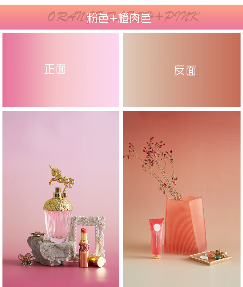 Mô tả Selens 57*87cm Chụp Ảnh Phông Nền Màu Gradient Giấy Nền Hai Mặt Chống Thấm Nước Cho Thực Phẩm Trang Sức Mỹ Phẩm Chụp Ảnh - 5