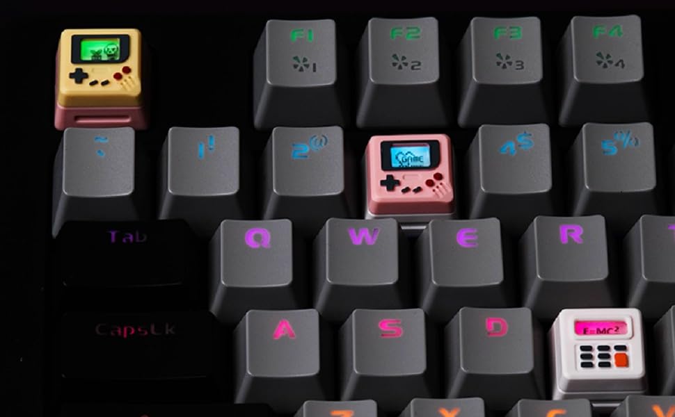 K-04 Keycaps tùy chỉnh 3 trong 1 Keycaps truyền ánh sáng Cổ điển Bàn ...