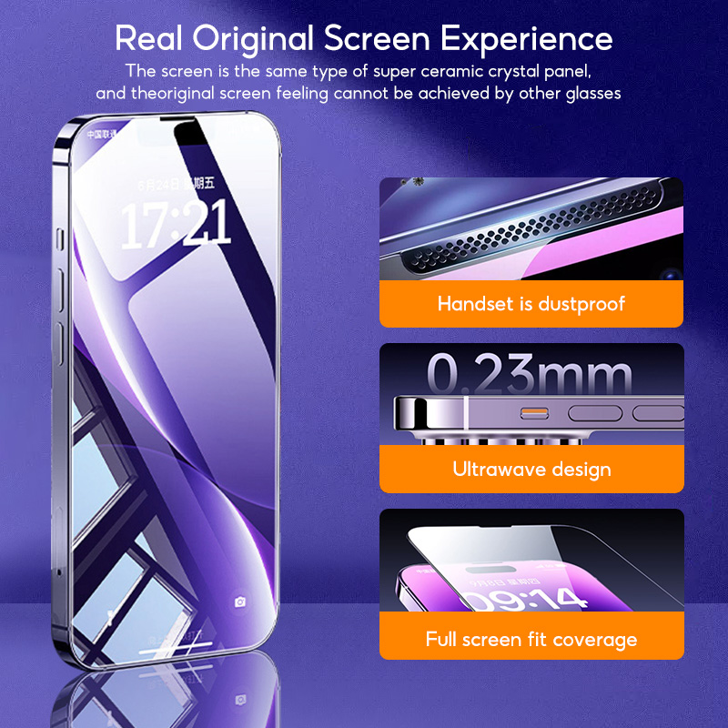 Kính cường lực Tbtic bảo vệ toàn diện màn hình iPhone