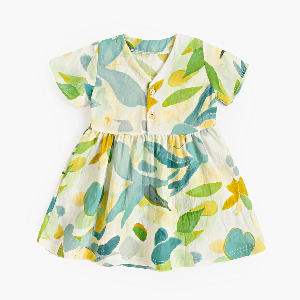 Mô tả Sanlutoz Bé Gái Đầm Mùa Hè Tay Ngắn Cotton Bé Gái Váy Ngày Lễ - 6