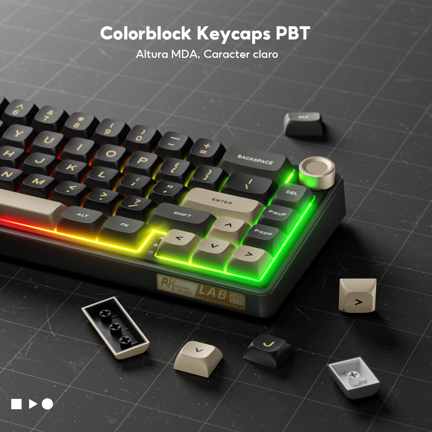 RK ROYAL KLUDGE RK R65 Keyboard Image 4