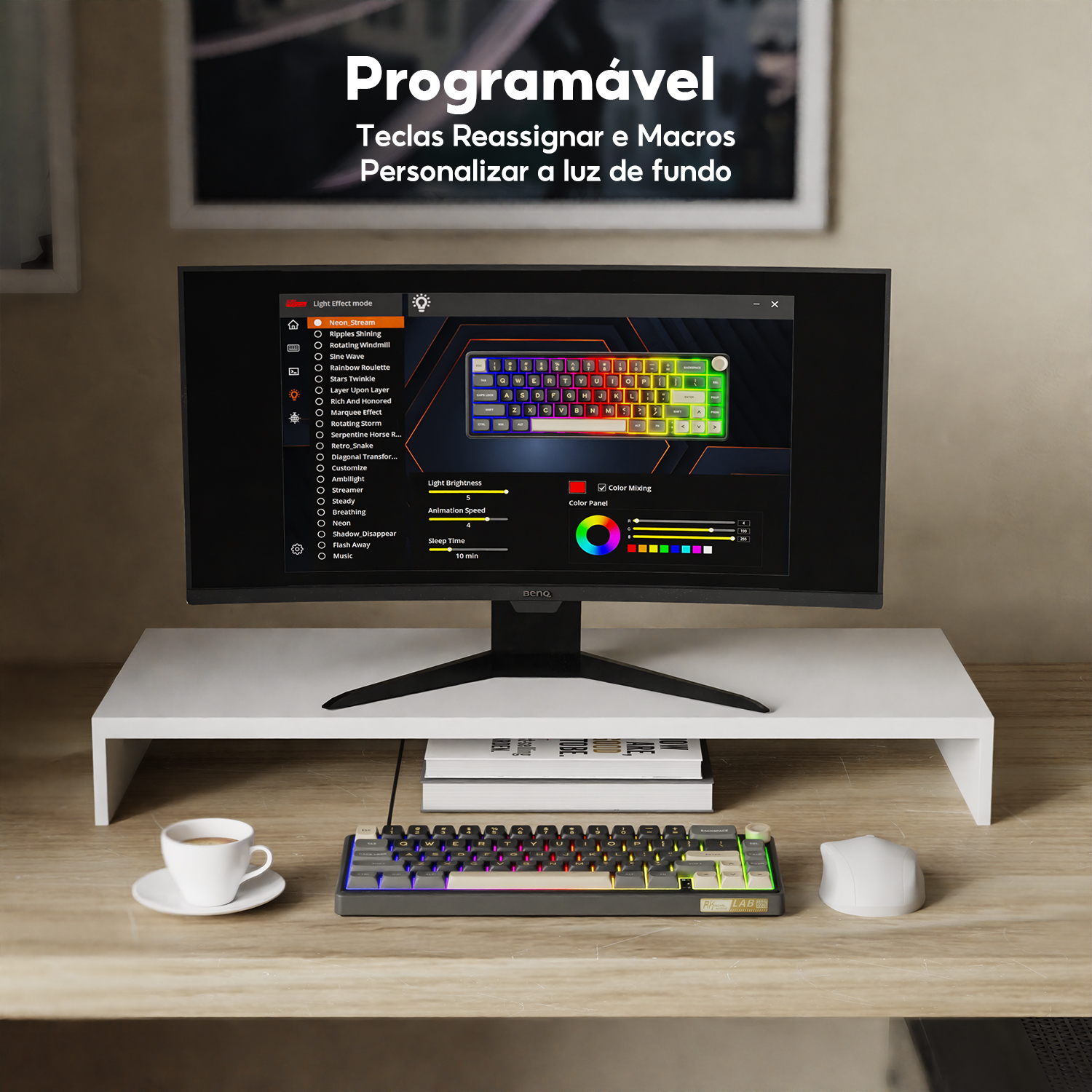 RK ROYAL KLUDGE RK R65 Keyboard Image 9