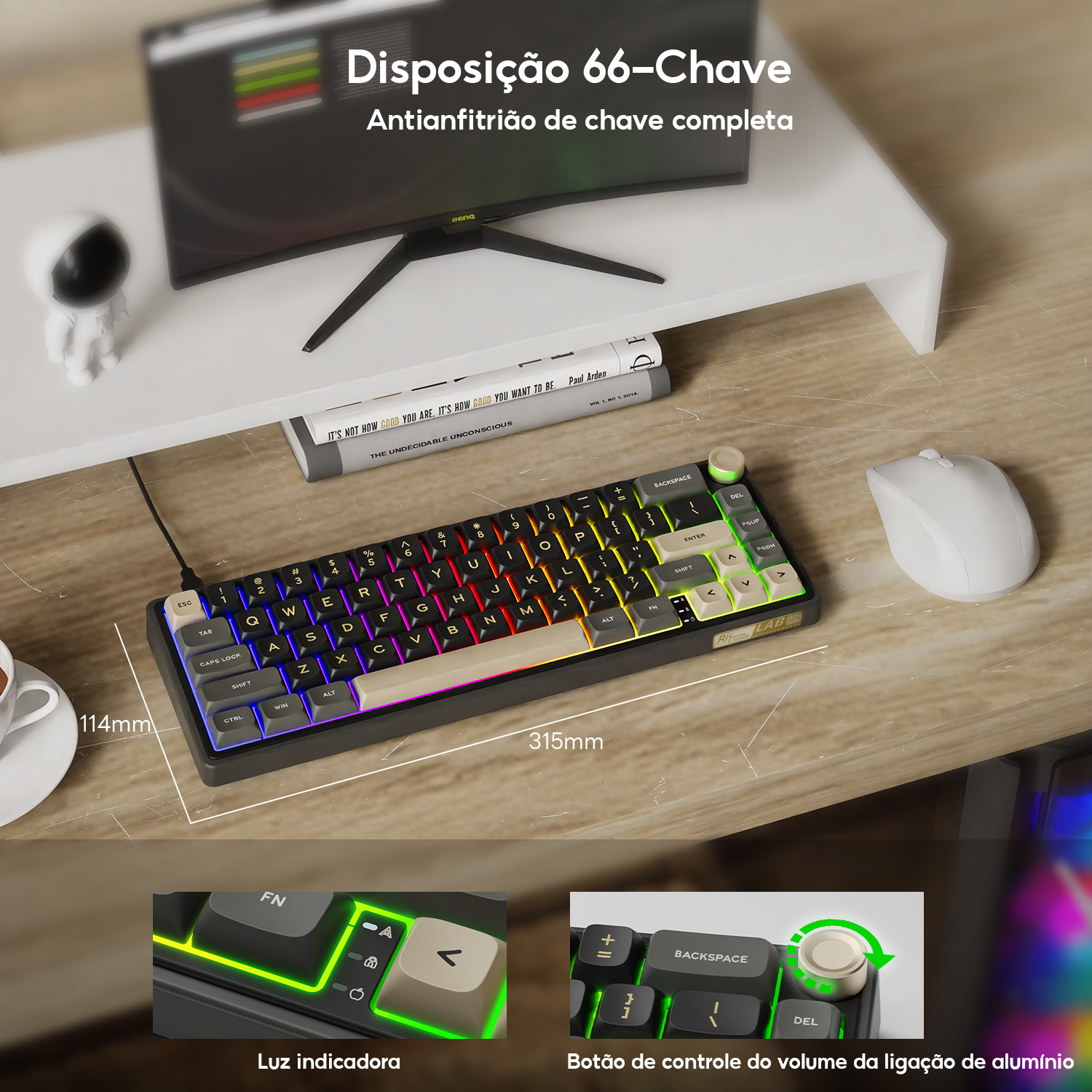 RK ROYAL KLUDGE RK R65 Keyboard Image 10