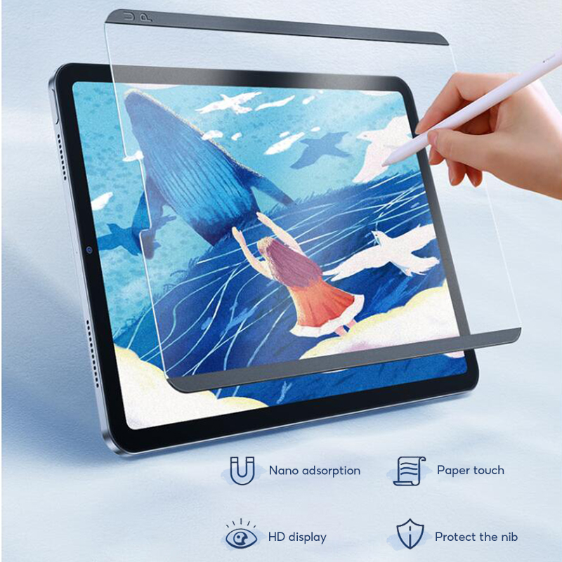 Mô tả Tbtic Từ Matte Giấy Như Tấm Bảo Vệ Màn Hình Cho iPad Air 7 M3 2025 6 Pro 11 13 2024 10.9 5th 4th Mini 6 10.5 3th 11th A16 10th 9th 8th 7th 6th Gen 5 4 10.5 10.2 9.7 8.3 2022 - 8