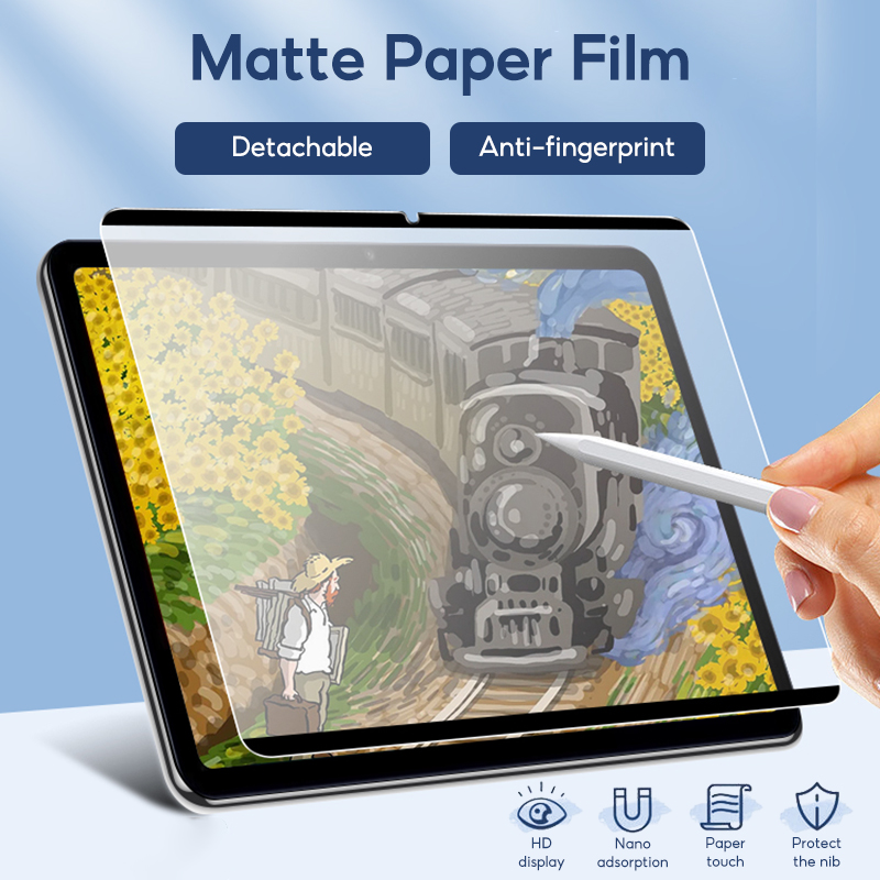 Mô tả Tbtic Từ Matte Giấy Như Tấm Bảo Vệ Màn Hình Cho iPad Air 7 M3 2025 6 Pro 11 13 2024 10.9 5th 4th Mini 6 10.5 3th 11th A16 10th 9th 8th 7th 6th Gen 5 4 10.5 10.2 9.7 8.3 2022 - 9