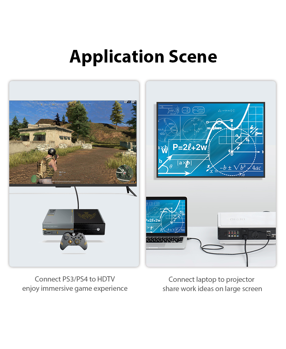 Cáp HDMI Vention Đầu Mạ Vàng