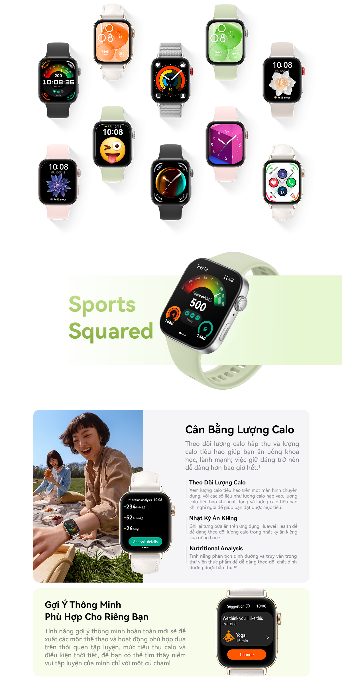 Mô tả Đồng Hồ Thông Minh HUAWEI WATCH FIT 3 | Thiết Kế Mỏng Nhẹ | Màn Hình AMOLED 1.82" | Quản Lý Tập Luyện Toàn Diện - 4
