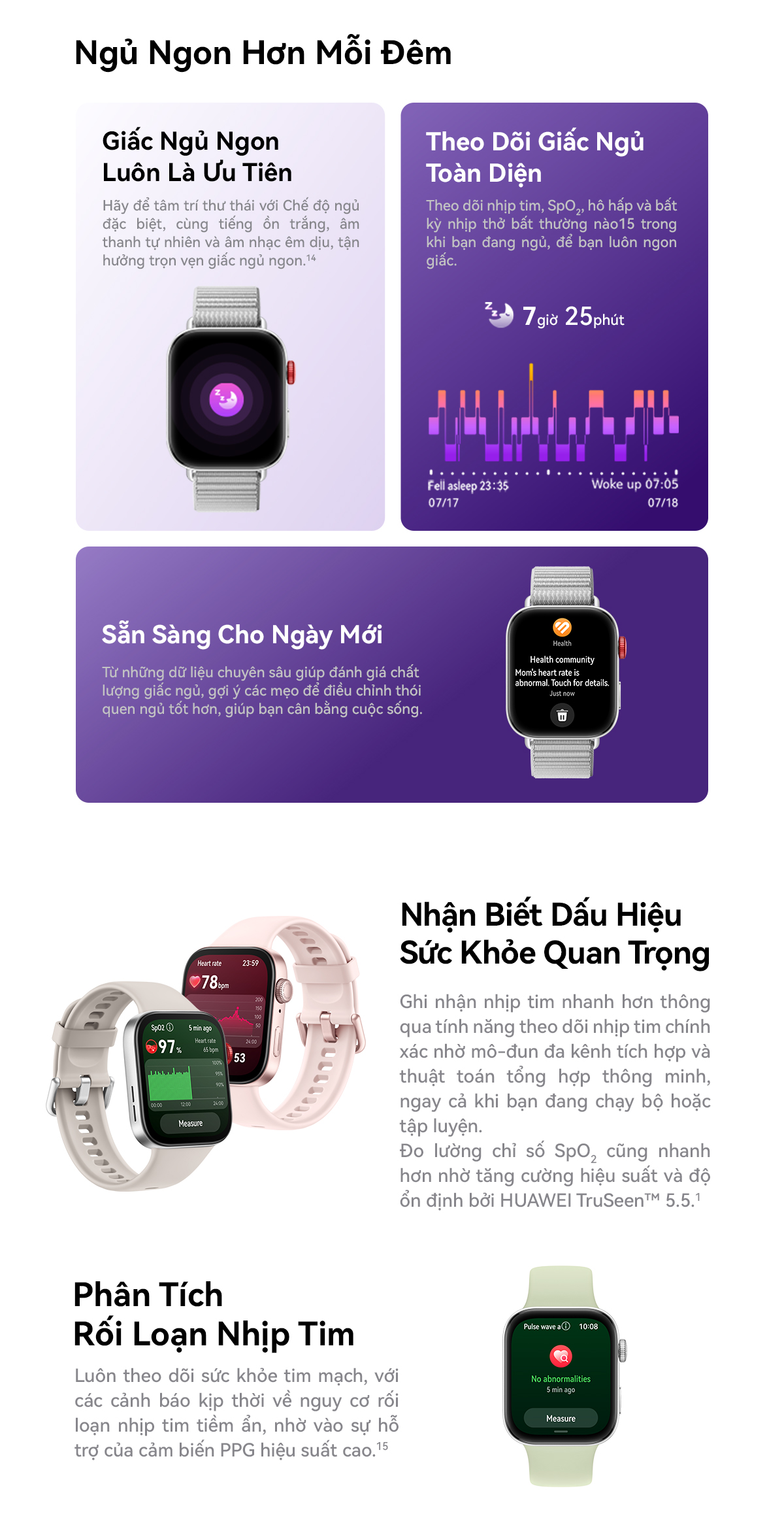 Mô tả Đồng Hồ Thông Minh HUAWEI WATCH FIT 3 | Thiết Kế Mỏng Nhẹ | Màn Hình AMOLED 1.82" | Quản Lý Tập Luyện Toàn Diện - 9