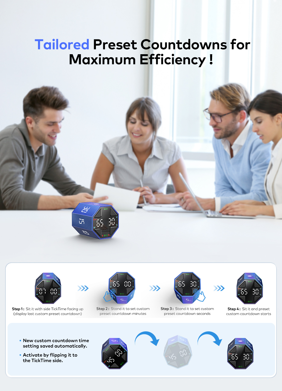 Đồng hồ hẹn giờ Pomodoro tùy chỉnh Llano Ticktime