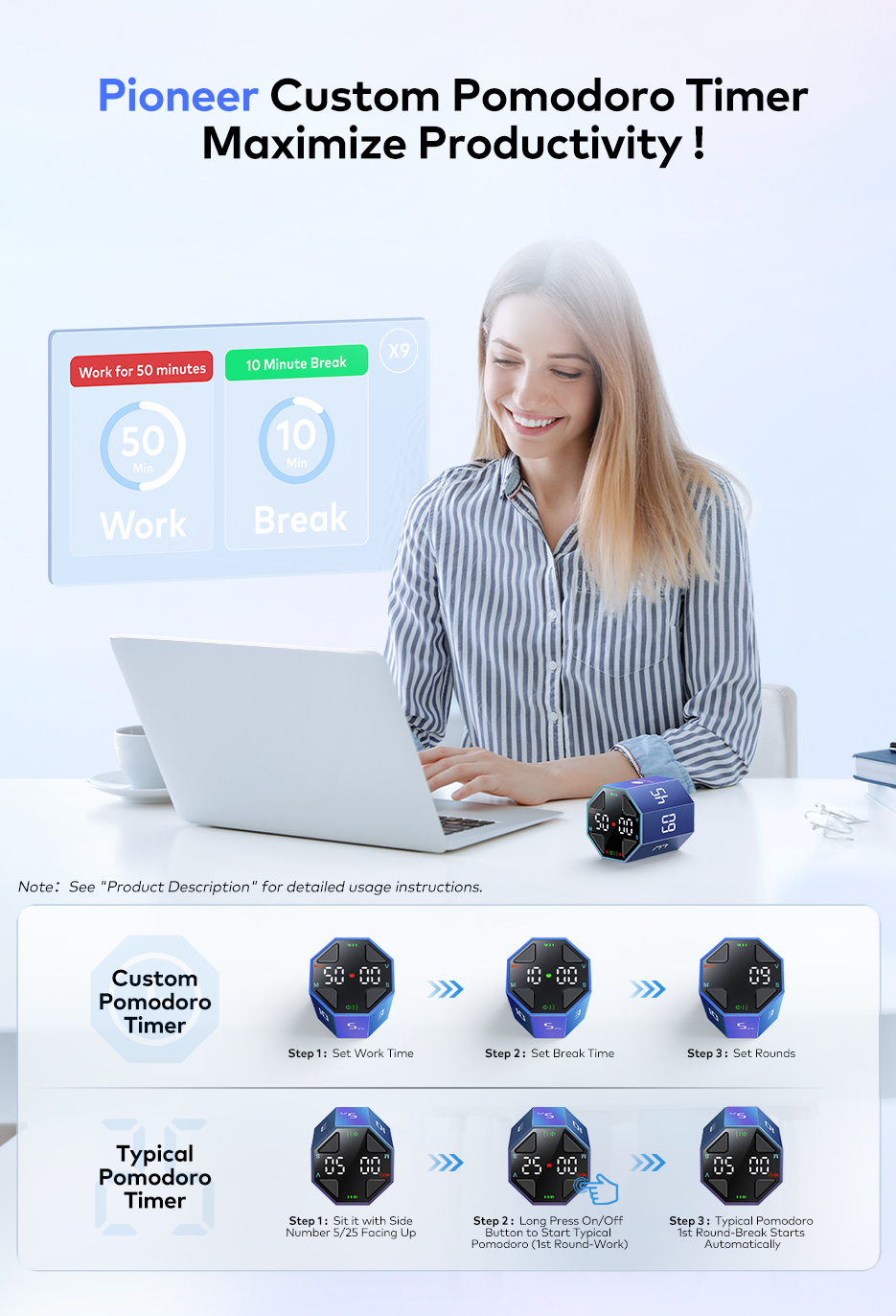 Đồng hồ hẹn giờ cho người ADHD