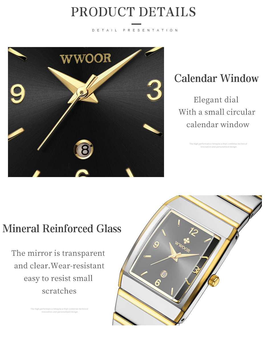 Khóa dây đồng hồ Wwoor 8888