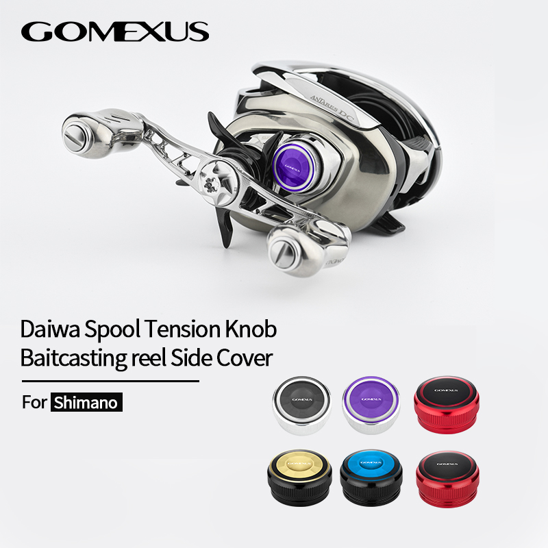 Mô tả Gomexus Ống Căng Thẳng Núm Nắp Cho Shimano SLX Antares Exsence Curado Baitcasting Câu Cá Phanh Cơ WT1 - 1