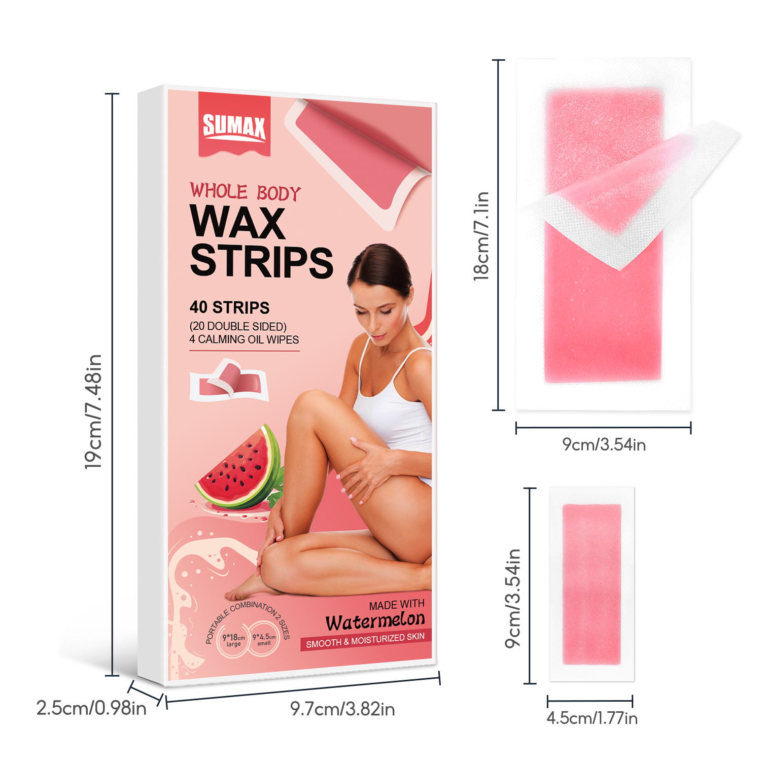 Mô tả RUOALL 40 miếng giấy sáp tẩy lông siêu mạnh - tẩy lông nhanh, thích hợp cho làn da nhạy cảm, phổ biến khắp cơ thể, mịn màng lâu trôi - 2