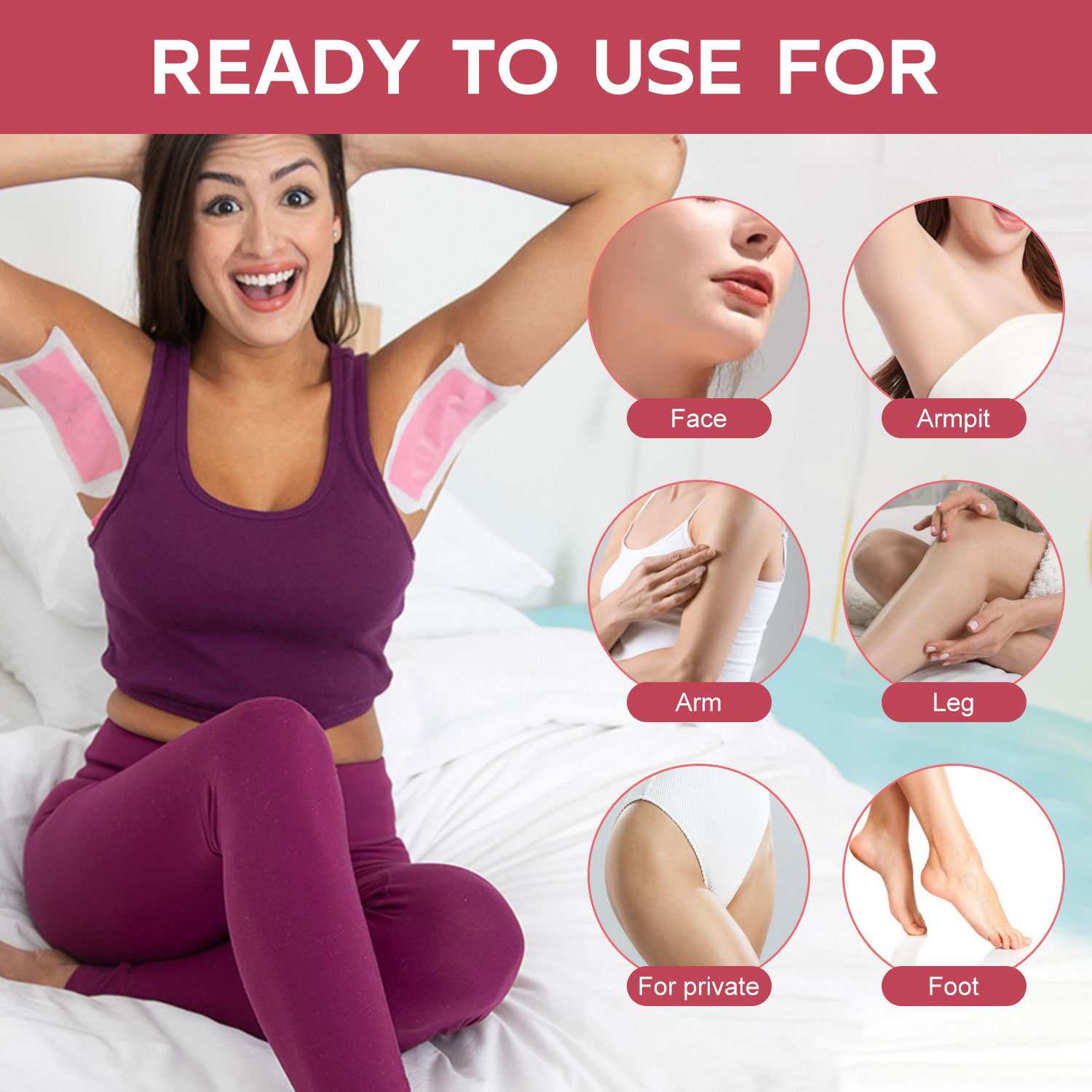 Mô tả RUOALL 40 miếng giấy sáp tẩy lông siêu mạnh - tẩy lông nhanh, thích hợp cho làn da nhạy cảm, phổ biến khắp cơ thể, mịn màng lâu trôi - 4