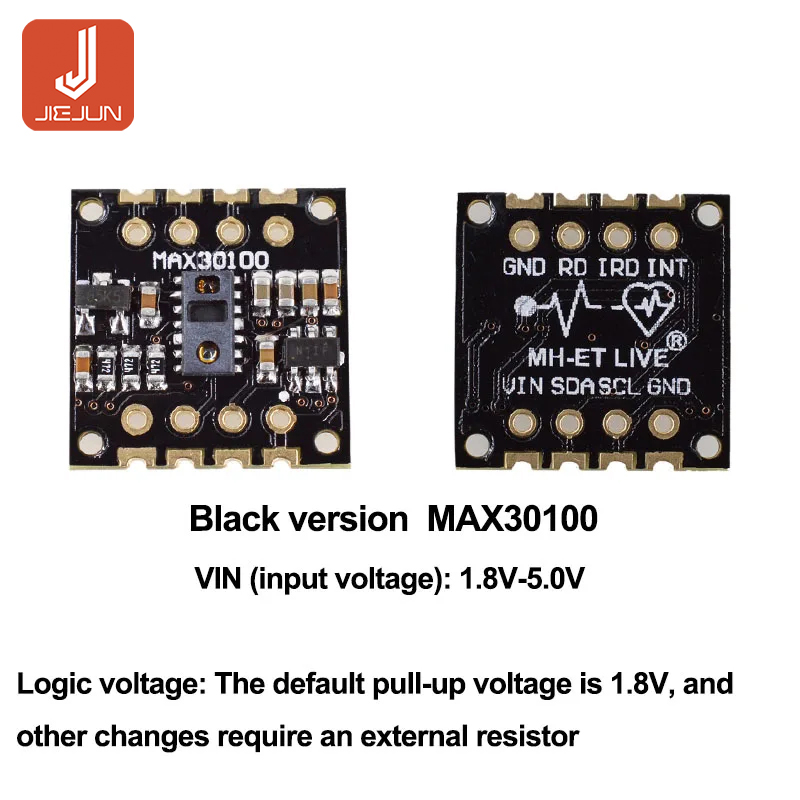 Max30100 MAX30102 Mô-đun cảm biến nhịp tim Phát hiện xung Nồng độ oxy ...