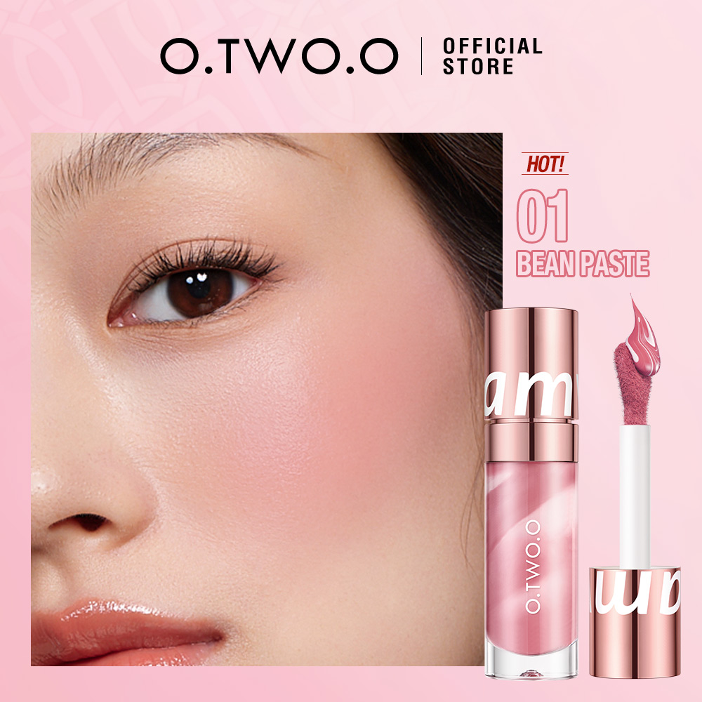 Mô tả O.two.o Lỏng Blush 6 Màu Mềm Mờ Hoàn Thiện Dài Tự Nhiên Nữ Tính Cheek Dễ Dàng Pha Trộn Họa Tiết Kem Mượt 12.5g - 1