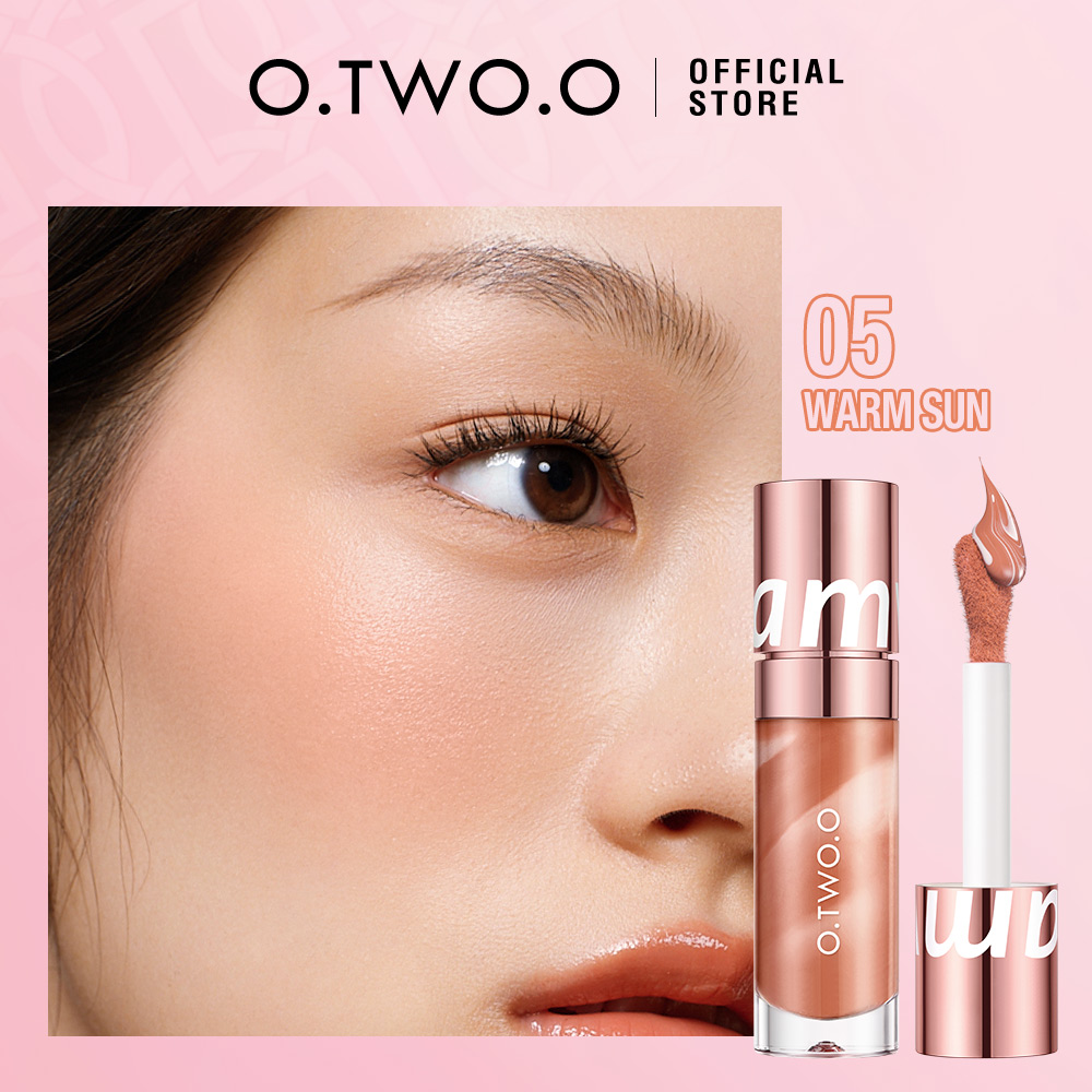 Mô tả O.two.o Lỏng Blush 6 Màu Mềm Mờ Hoàn Thiện Dài Tự Nhiên Nữ Tính Cheek Dễ Dàng Pha Trộn Họa Tiết Kem Mượt 12.5g - 2