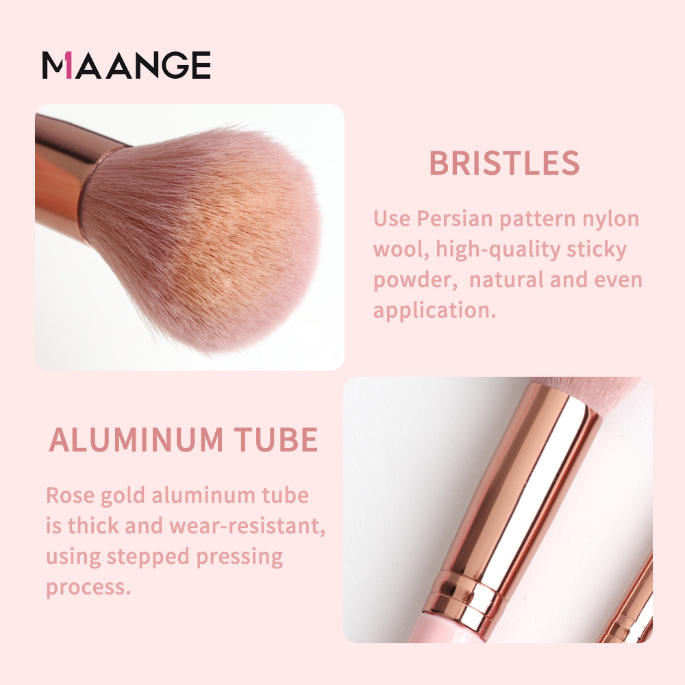 Mô tả Set 7 cọ trang điểm MAANGE tán phấn má hồng phấn phủ che khuyết điểm phấn mắt tiện lợi 5861 - 4