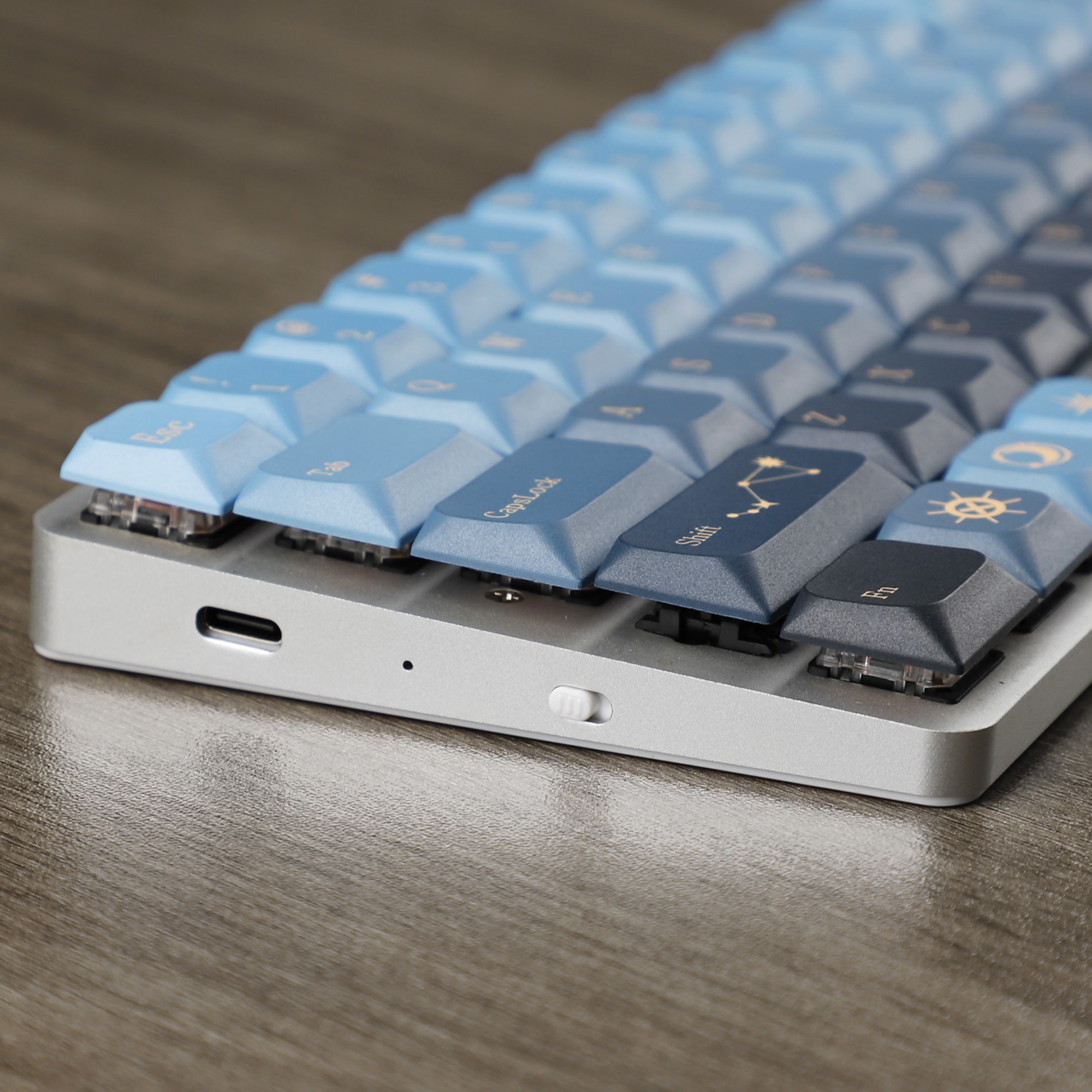 127 124 Siêu mỏng Mx Low Profile Dye Sub PBT Keycaps Cho Mx 61 64 68 75 ...