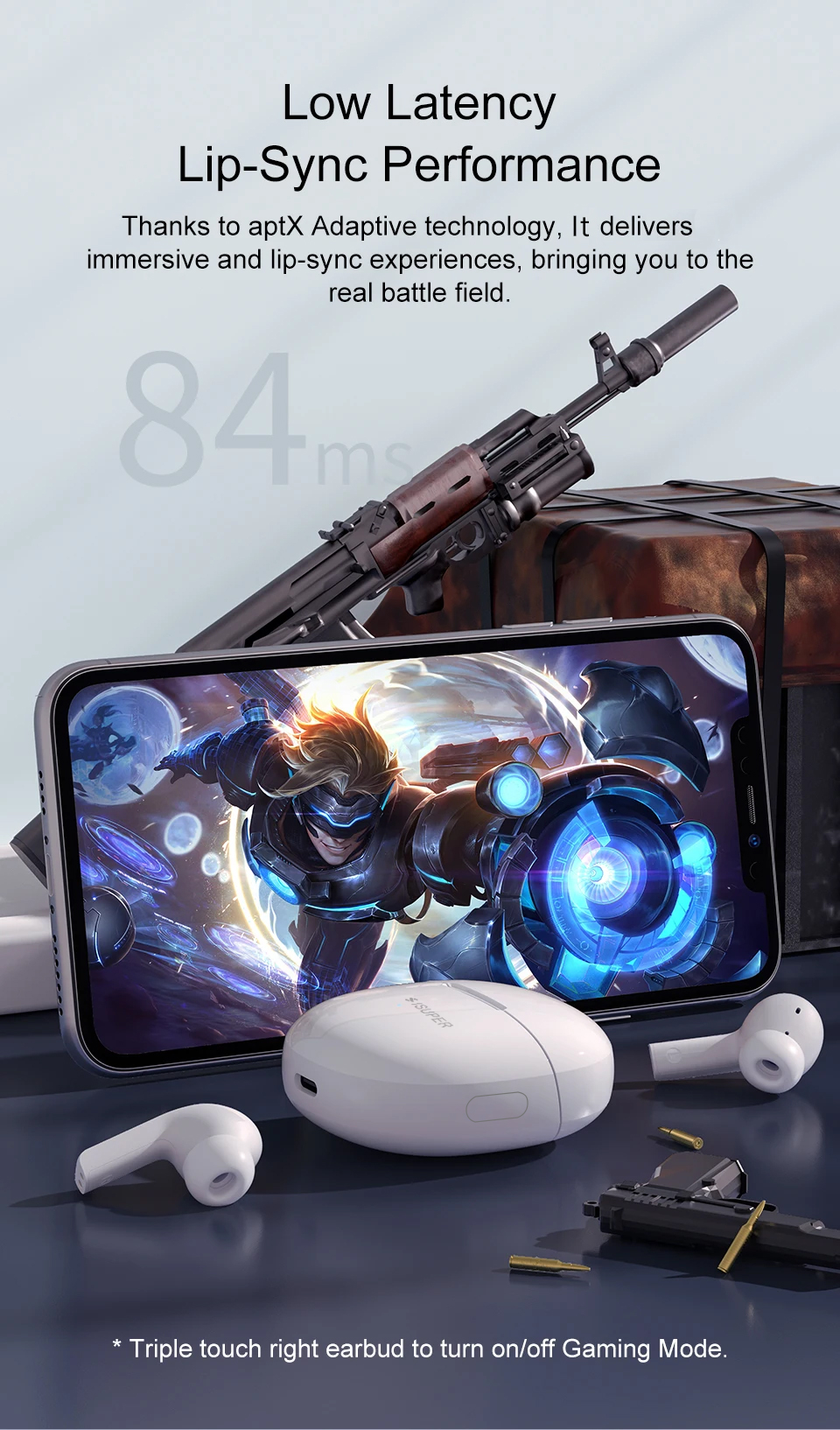 Tai nghe iSuper Evo Buds Sound Pro - Bluetooth 5.2