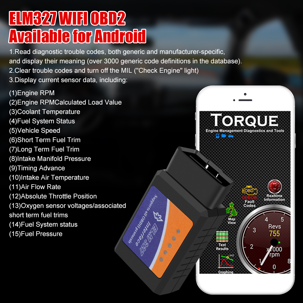 Elm 327 V2.1 Đầu Đọc Mã OBD2 Bluetooth ELM327 OBDII Phụ Kiện Ô Tô OBD2 ...