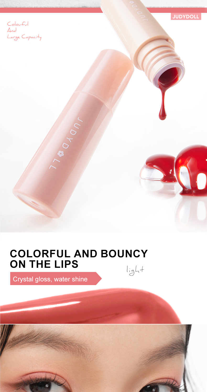 Mô tả JUDYDOLL Combo 2 Son Bóng Mờ Che Phủ Rãnh Môi Không Lem Dưỡng Ẩm Lâu Trôi Màu Sắc Tự Nhiên Dễ Sử Dụng - 5