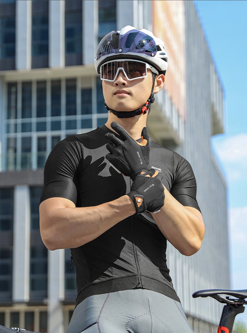 Mô tả WEST BIKING - Găng tay đi xe đạp thể thao ngoài trời, Full Finger, MTB, Xe máy, Chống sốc, Thoáng khí - 3