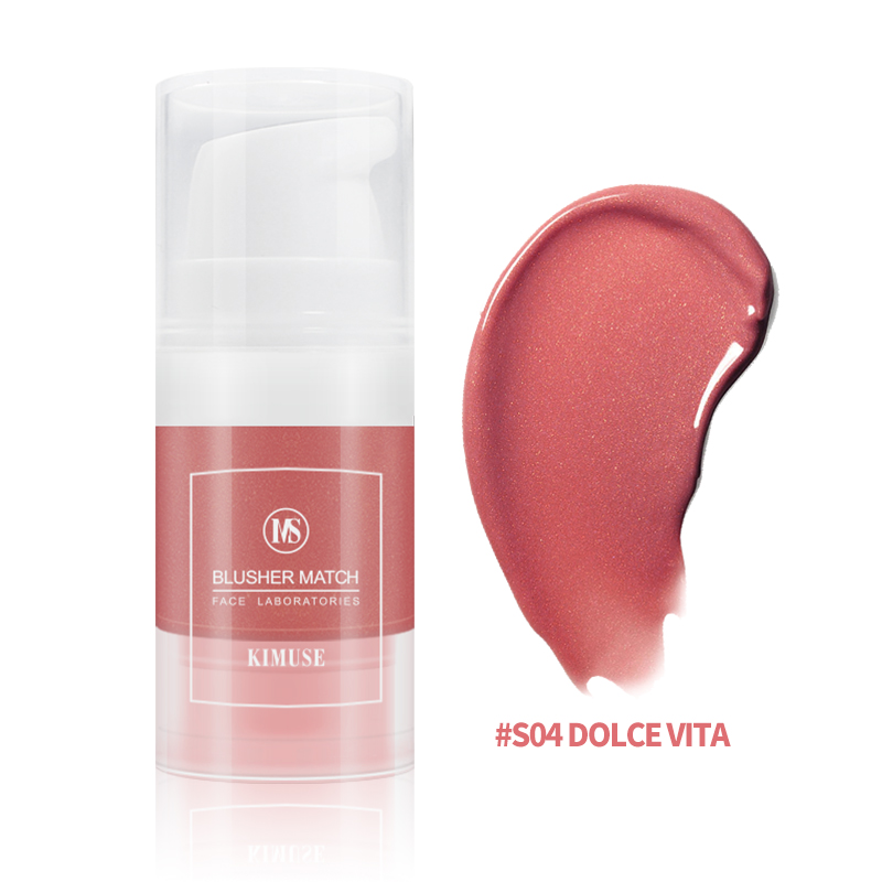 Mô tả KIMUSE Liquid Blush Lâu trôi Chống thấm mồ hôi Không phai mặt Trang điểm 4 màu Tùy chọn - 1