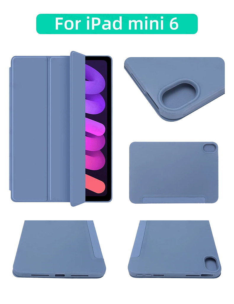 Mô tả Tbtic Cho iPad Case Air 7 M3 2025 6 Pro 11 2024 11th A16 10th Gen Pro Mini 6 Air 5 4 3 2 1 9th 8th 7th 6th 5th 9.7 10.2 10.5 10.9 Mỏng Nhẹ Mềm Da PU Lật Đứng - 3