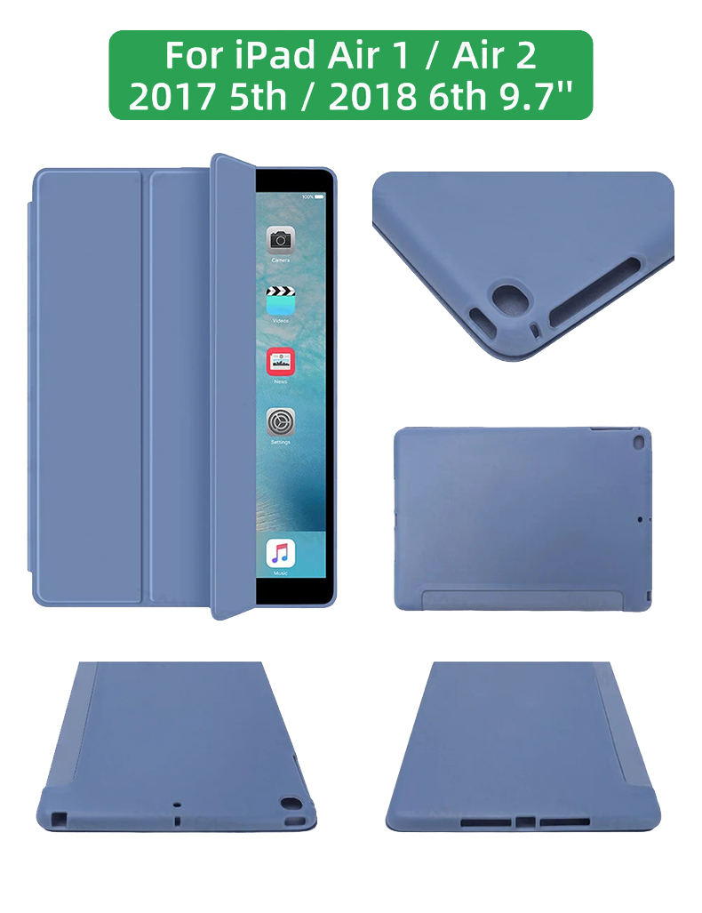 Mô tả Tbtic Cho iPad Case Air 7 M3 2025 6 Pro 11 2024 11th A16 10th Gen Pro Mini 6 Air 5 4 3 2 1 9th 8th 7th 6th 5th 9.7 10.2 10.5 10.9 Mỏng Nhẹ Mềm Da PU Lật Đứng - 4