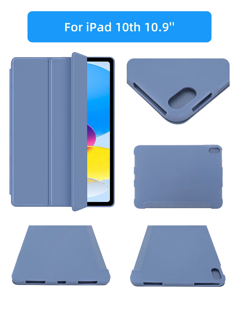 Mô tả Tbtic Cho iPad Case Air 7 M3 2025 6 Pro 11 2024 11th A16 10th Gen Pro Mini 6 Air 5 4 3 2 1 9th 8th 7th 6th 5th 9.7 10.2 10.5 10.9 Mỏng Nhẹ Mềm Da PU Lật Đứng - 8
