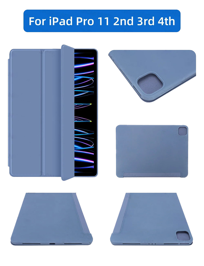 Mô tả Tbtic Cho iPad Case Air 7 M3 2025 6 Pro 11 2024 11th A16 10th Gen Pro Mini 6 Air 5 4 3 2 1 9th 8th 7th 6th 5th 9.7 10.2 10.5 10.9 Mỏng Nhẹ Mềm Da PU Lật Đứng - 9