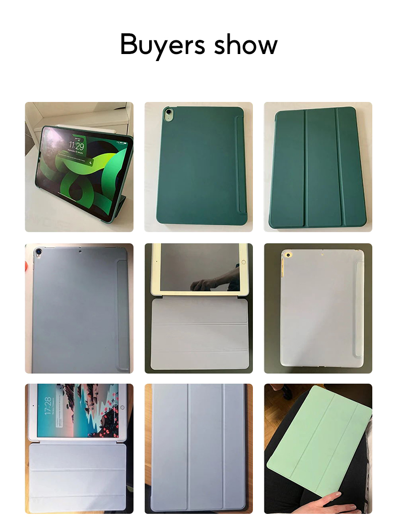 Mô tả Tbtic Cho iPad Case Air 7 M3 2025 6 Pro 11 2024 11th A16 10th Gen Pro Mini 6 Air 5 4 3 2 1 9th 8th 7th 6th 5th 9.7 10.2 10.5 10.9 Mỏng Nhẹ Mềm Da PU Lật Đứng - 10