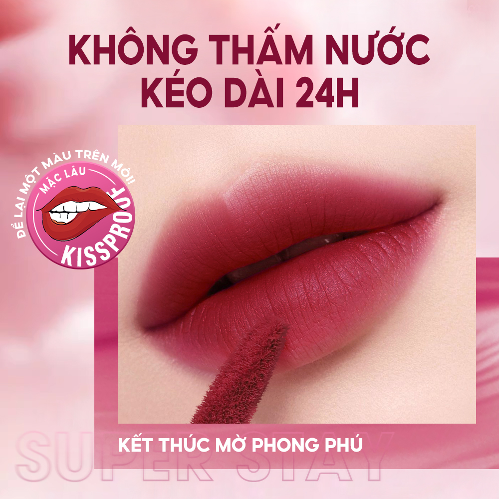 Mô tả Son bóng lì O.TWO.O trang điểm lâu trôi chống nước chống dính cốc - 3