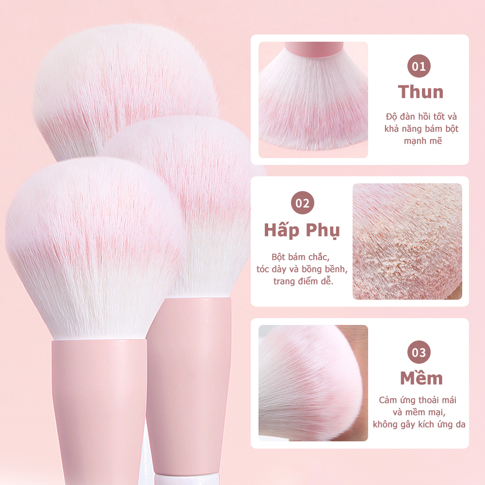 Mô tả Bộ 12 cọ trang điểm MAANGE 51199 tiện lợi - 3