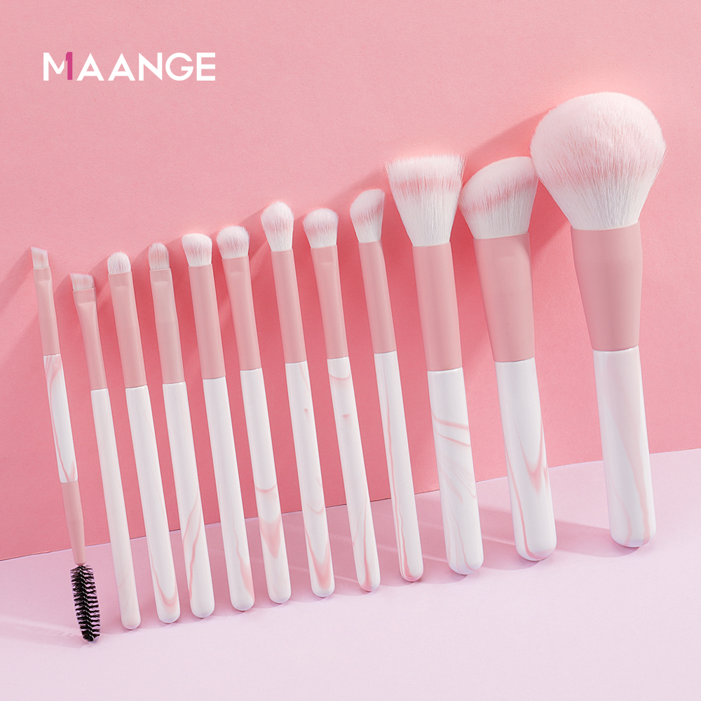 Mô tả Bộ 12 cọ trang điểm MAANGE 51199 tiện lợi - 1