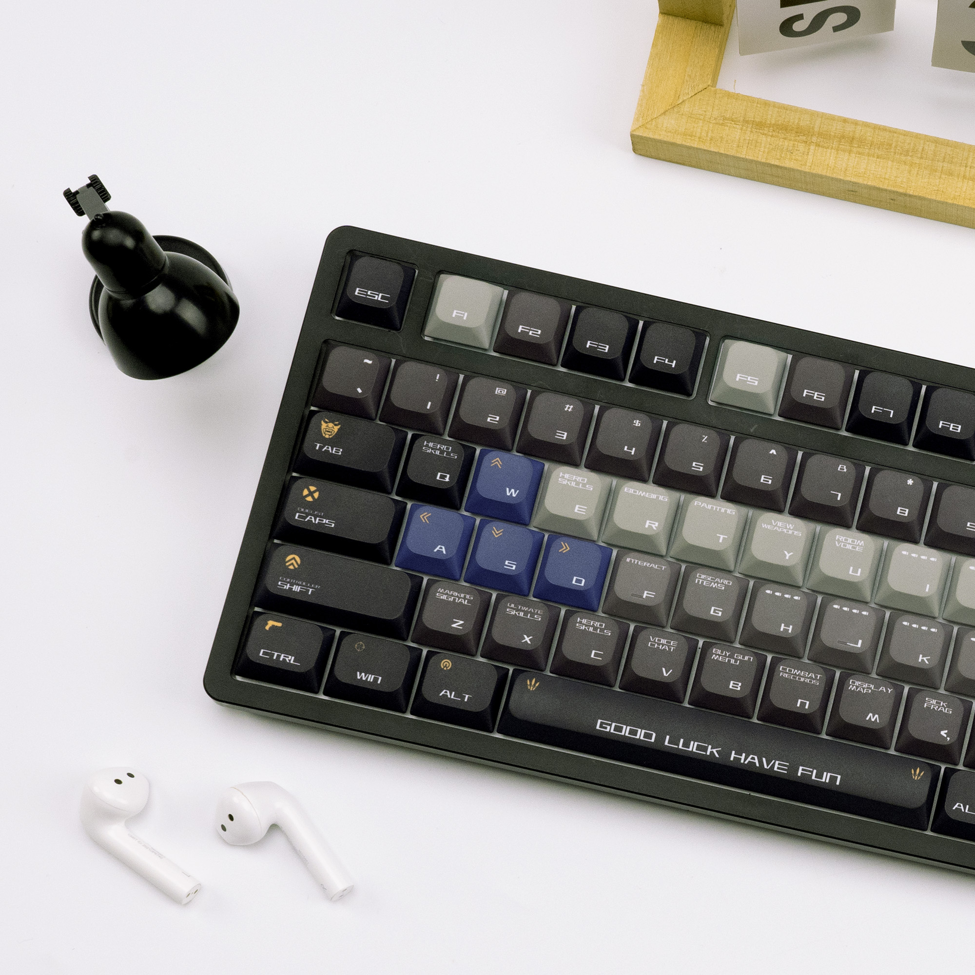 Xvx Team Liquid VALORANT Pioneer Low Profile Side-Printed Keycaps 128 ...